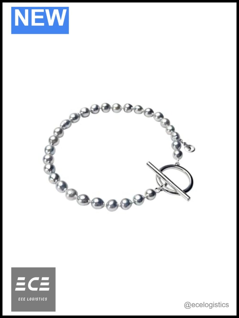 Japanese Akoya Baroque Pearl Bracelet 925 Silver 5.0mm Strand Gift